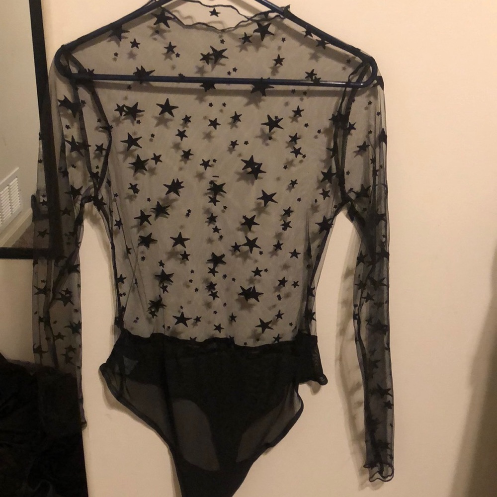 Mesh Star Bodysuit